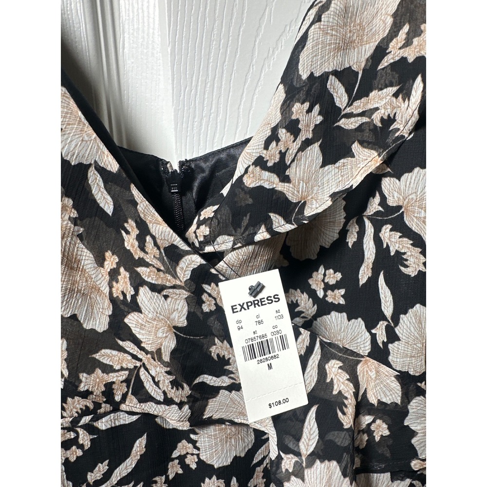 Express Floral Ruffle Maxi Dress - Picture 4 of 7
